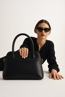 The Row Soft Margaux 12 Bag in Leather