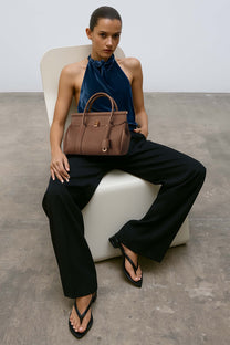 Loro Piana Women's Loom bag L25 (Grained Calfskin)